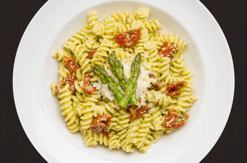 Fusilli mit Grünem-Spargel-Pesto
