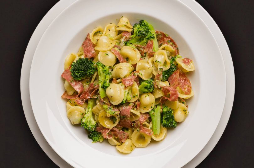 Orecchiette alla Barese mit Fenchelsalami