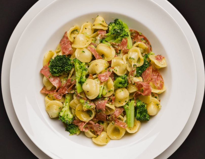 Orecchiette alla Barese mit Fenchelsalami