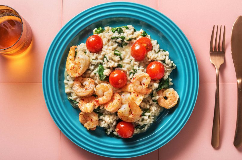 Risotto mit Garnelen
