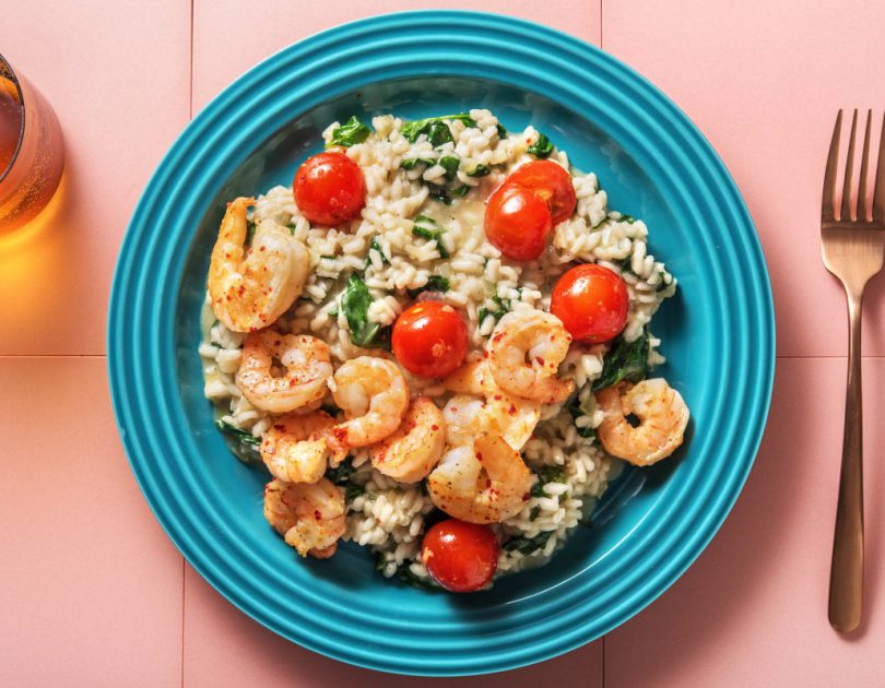 Risotto mit Garnelen