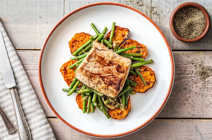 Schweinefilets mit Honig-Thymian-Soße