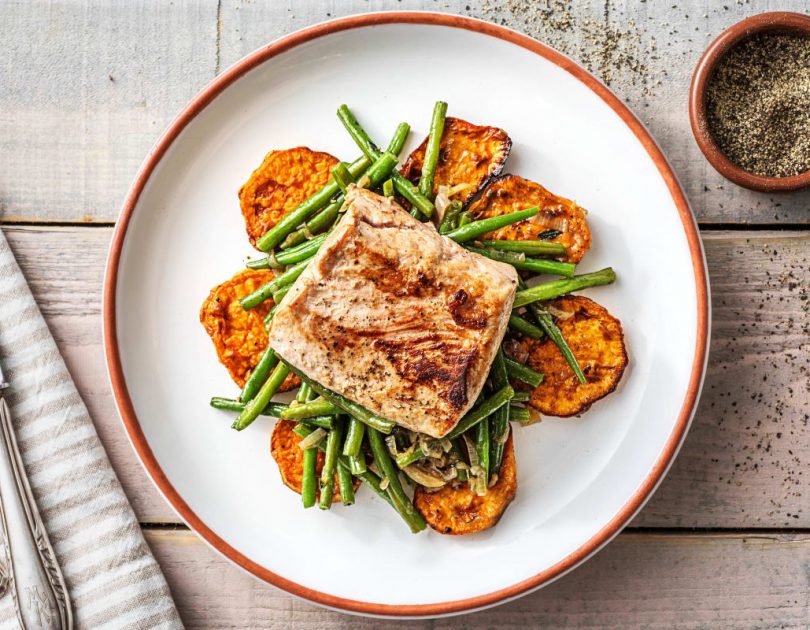 Schweinefilets mit Honig-Thymian-Soße