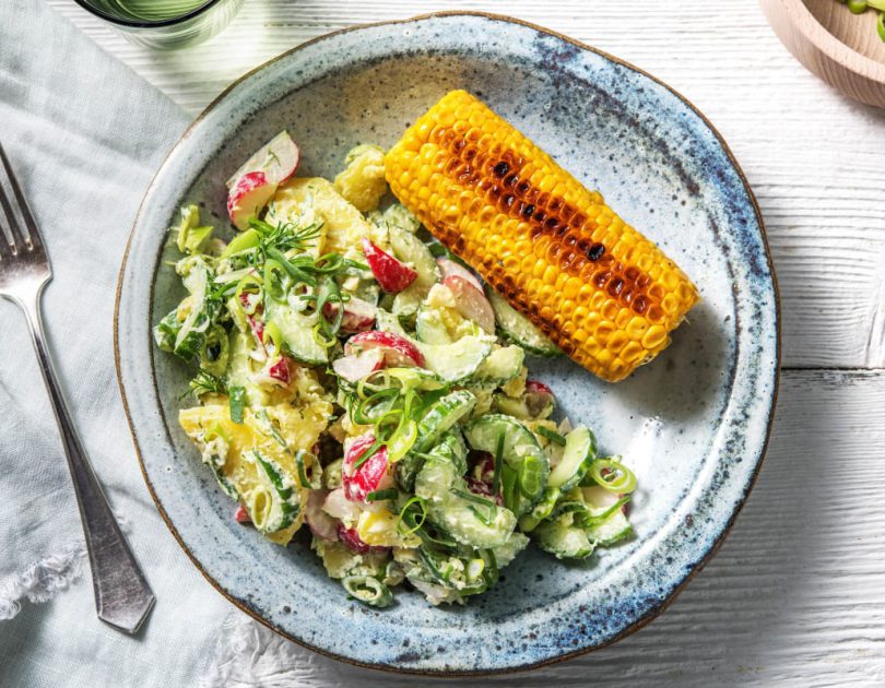 Skandinavischer Kartoffelsalat mit Dill