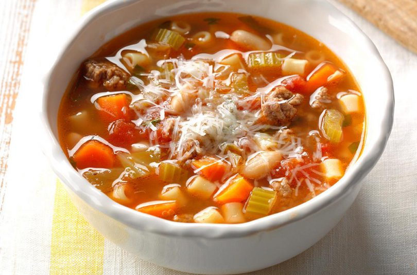 Pasta e Fagioli with Orange and Fennel
