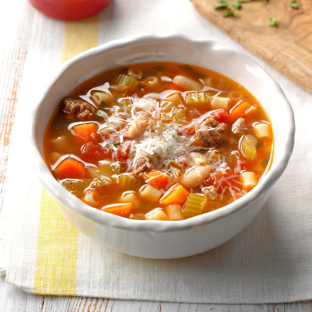 pasta-e-fagiole Pasta e Fagioli with Orange and Fennel