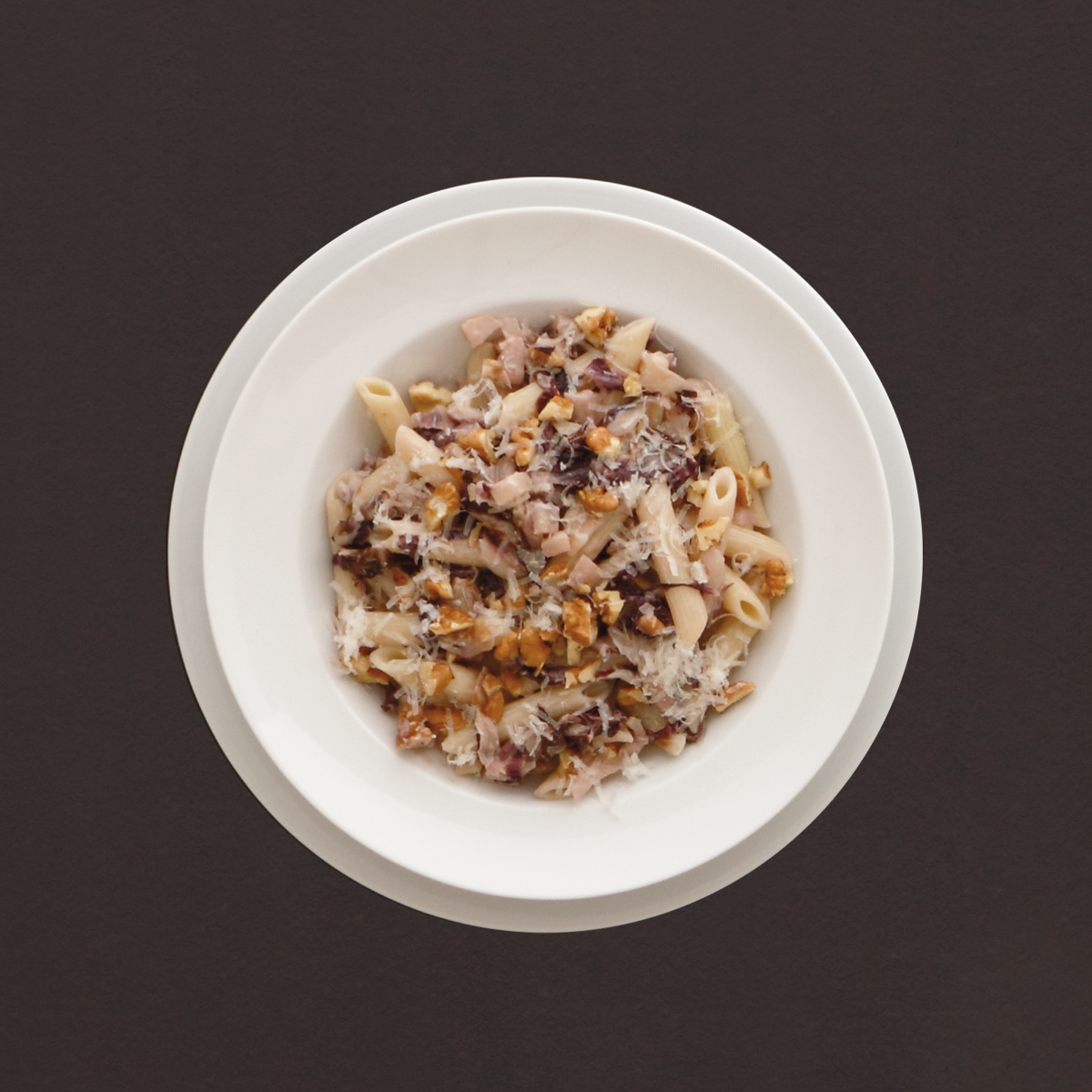 Penne Rigate mit gorgonzola Penne Rigate mit gorgonzola, Birne und Walnüssen
