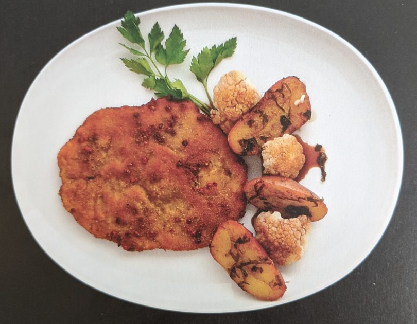 Schnitzel mit orientalischen Zitronenkartoffeln