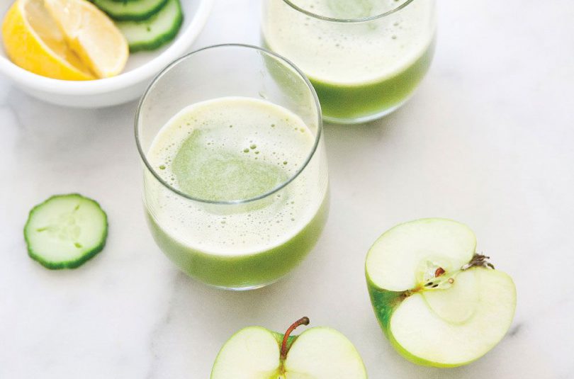 Apple-mint-cucumber-juice Apple, Mint, Spinach, Lime and Cucumber Juice