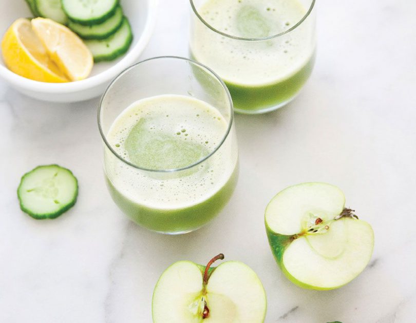 Apple, Mint, Spinach, Lime and Cucumber Juice