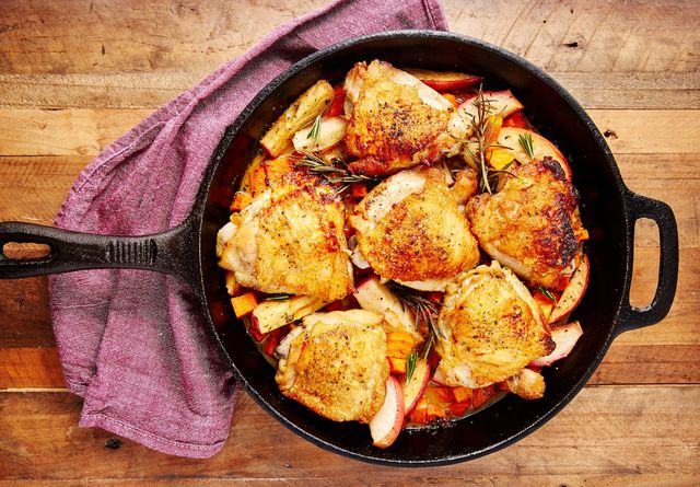 apple-cider-chicken Apple Cider Glazed Chicken