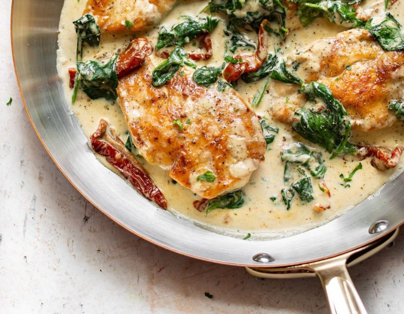 creamy-tuscan-chicken Creamy Tuscan Chicken