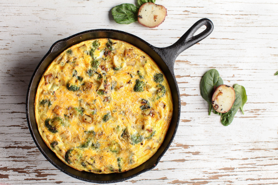 frittata Rainbow Vegetable Frittata