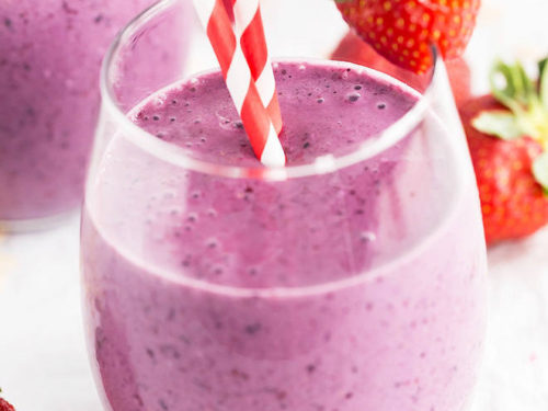 Berry and Oat Smoothie