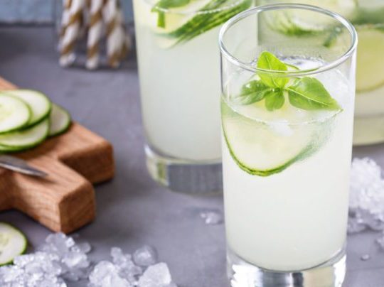 Cucumber-Mint-Lemonade Cucumber and Mint Lemonade