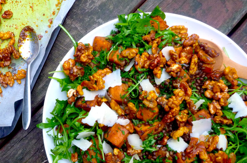 Aduki Bean, Sweet Potato & Fennel Salad