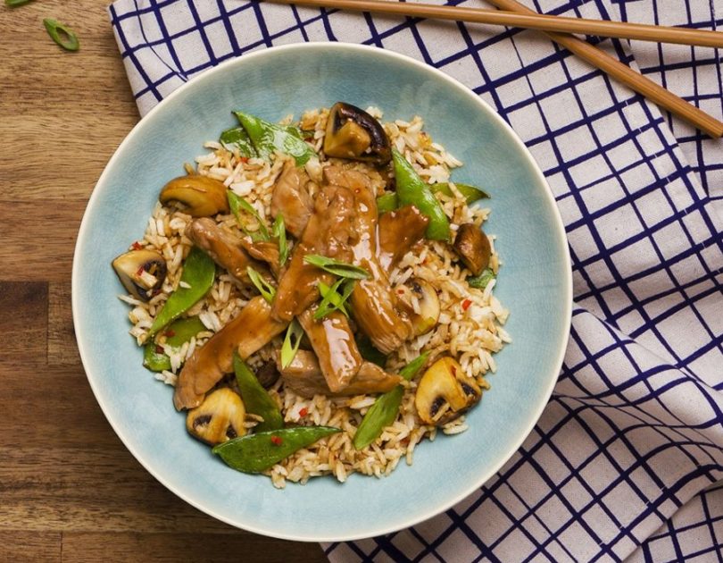 Chop Suey Mit Schweinefilet