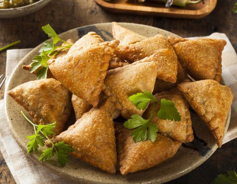 healthy-samosas Healthy Vegetable Samosas