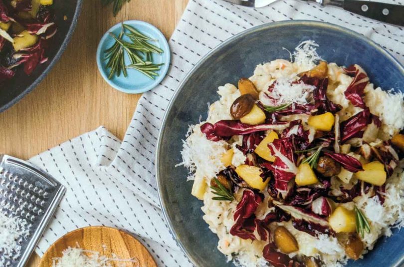 Maronen-Apfel-Risotto