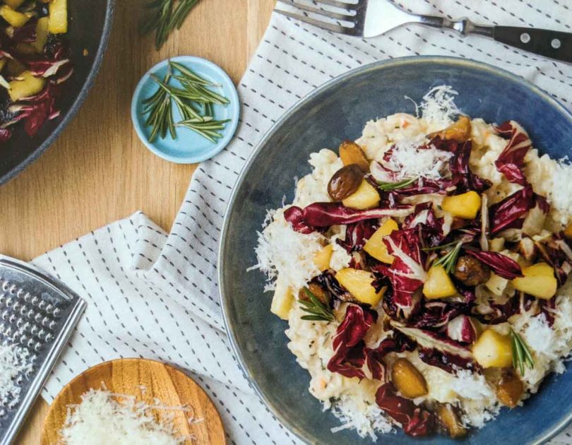 Maronen-Apfel-Risotto