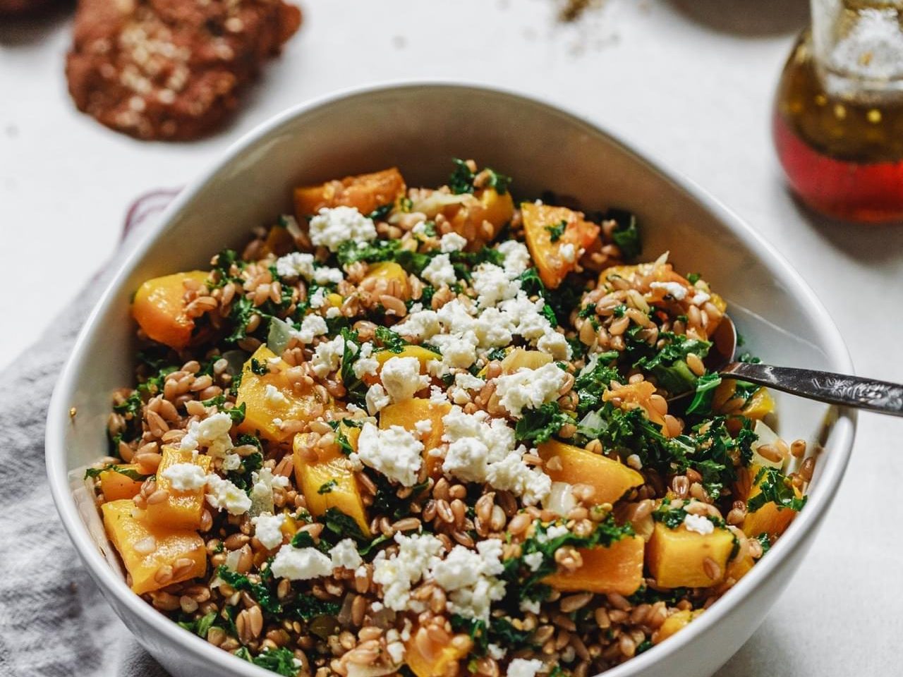 roasted-butternut-squash-farro-sumac Roasted Butternut Squash, Farro and Sumac Salad