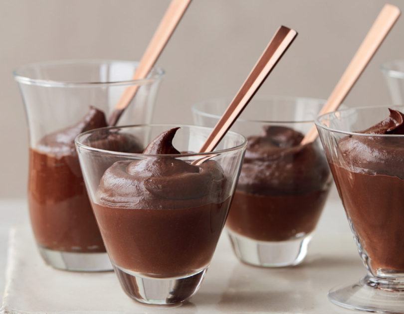 chocolate-avocado Chocolate and Avocado Mousse