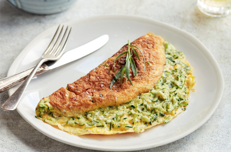 Courgette Omelette
