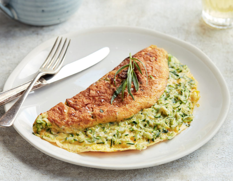 Courgette Omelette