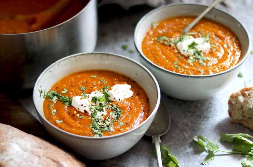 Lentil, Carrot and Coriander Soup