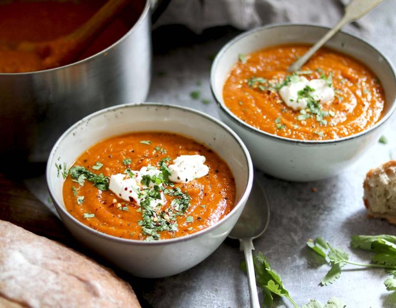 Lentil, Carrot and Coriander Soup