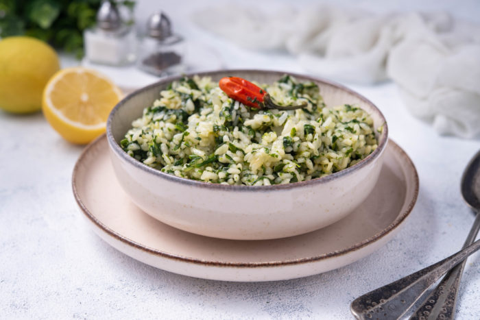 Spinach-Rice-9-700x467 Rice With Spinach