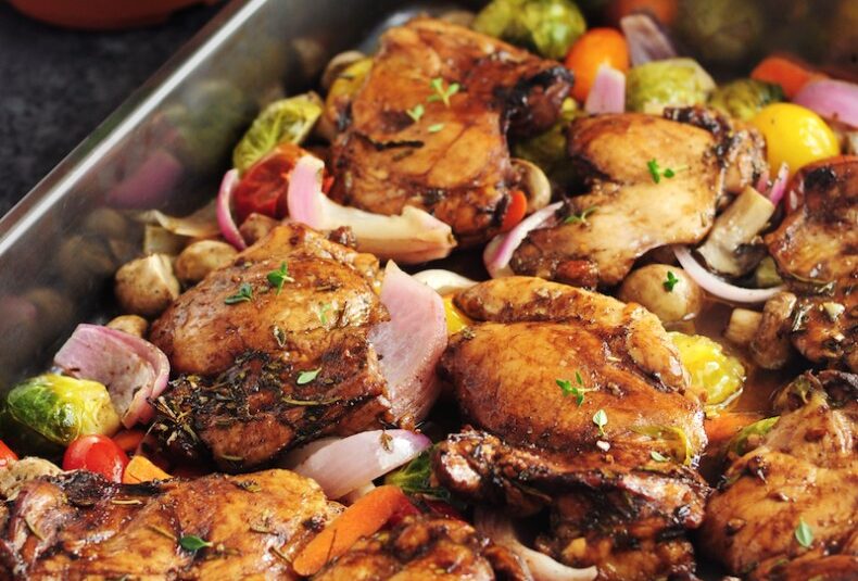 Pan-Roasted Chicken and Vegetables