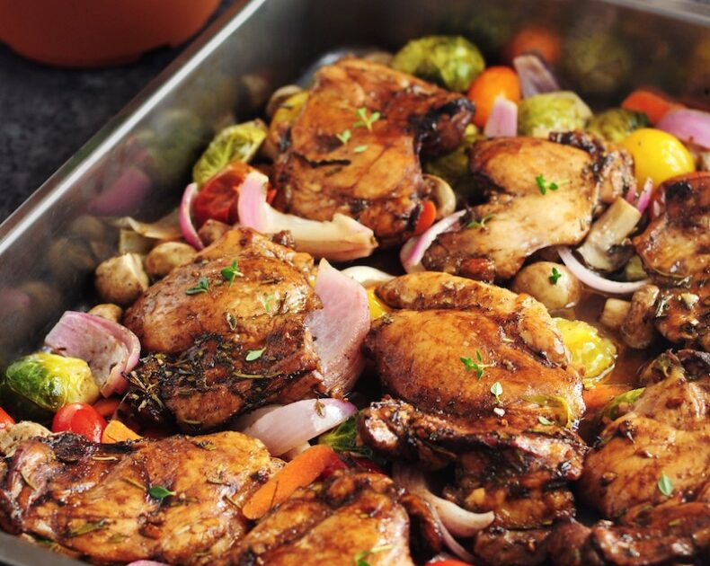 chicken_01 Pan-Roasted Chicken and Vegetables