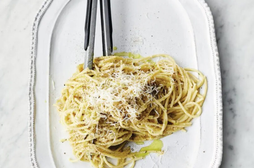 Sweet Leek Carbonara