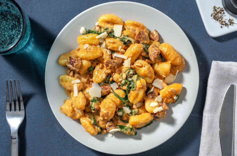 Gnocchi mit Tomatenrahm und Chorizo
