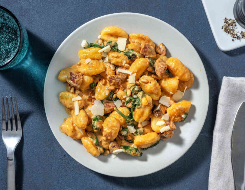 Gnocchi mit Tomatenrahm und Chorizo