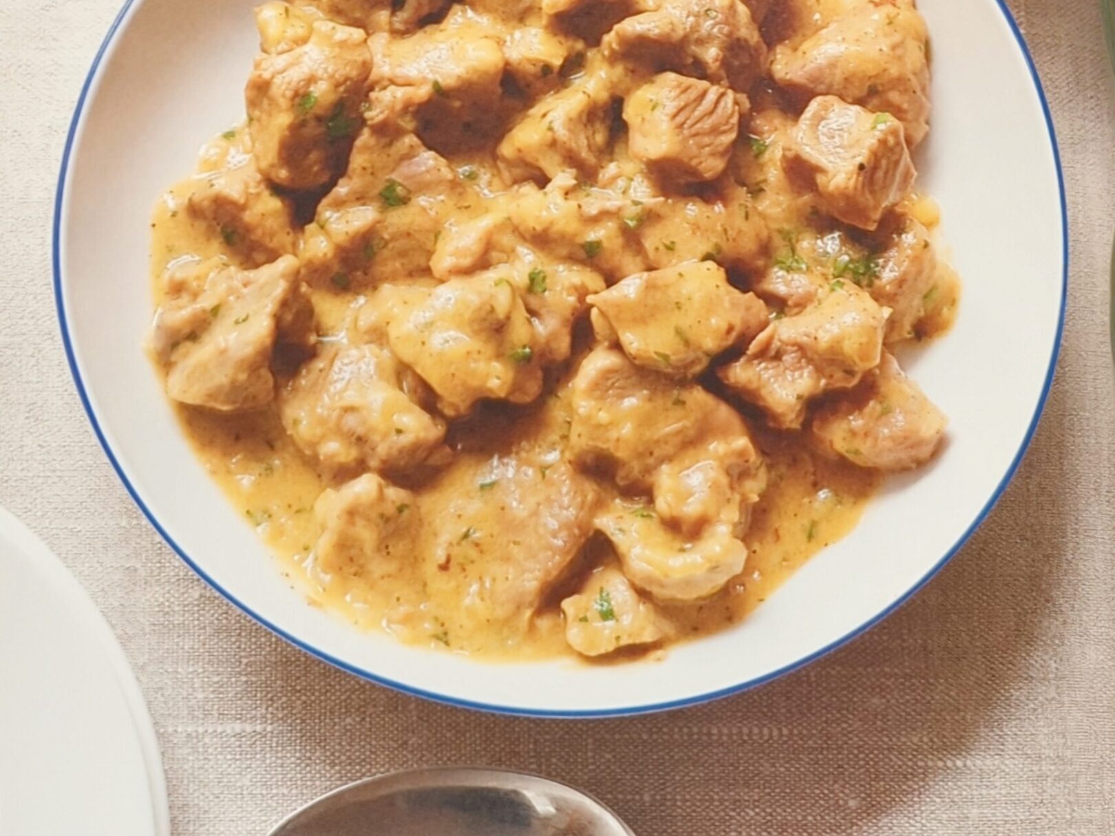 Turkey Stew with mustard