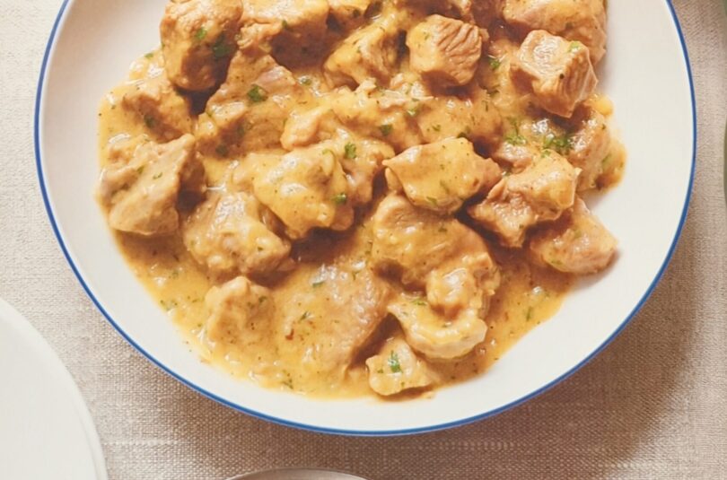 Turkey Stew with mustard