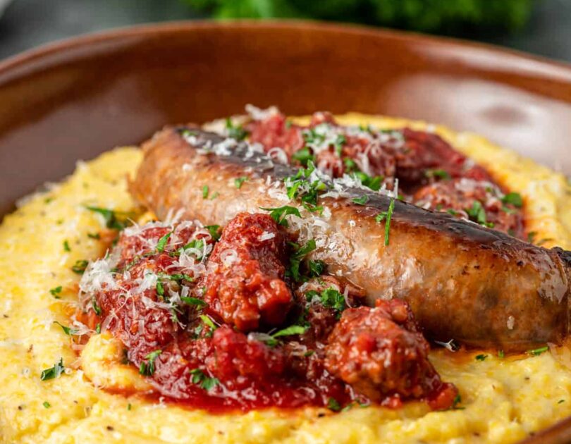 Polenta with Sausage