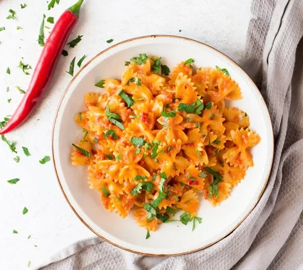 Farfalle with Smoked Pancetta