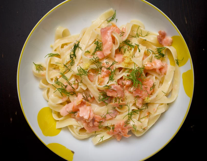Tagliatelle with Salmon