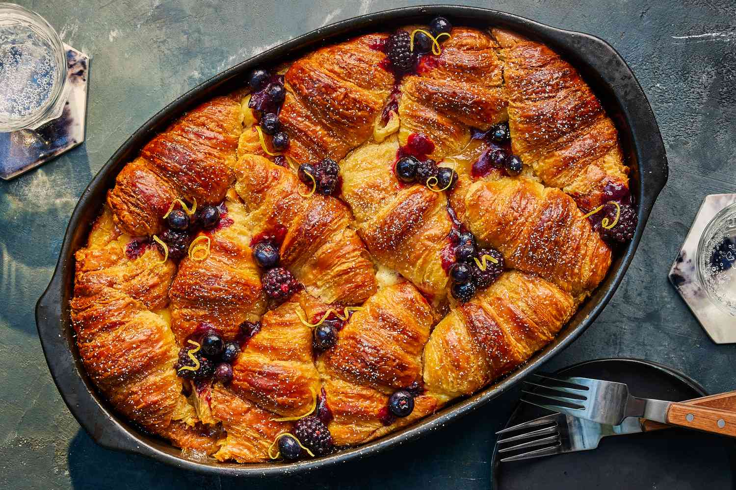 Croissant-Casserole-Bake-FT-Recipe0524-01-4537444376de43068f6b6e33669a70c1 Croissant Breakfast Casserole with Lemon Curd and Berries
