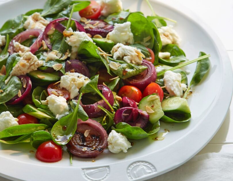 Mozzarella-Spinat-Salat