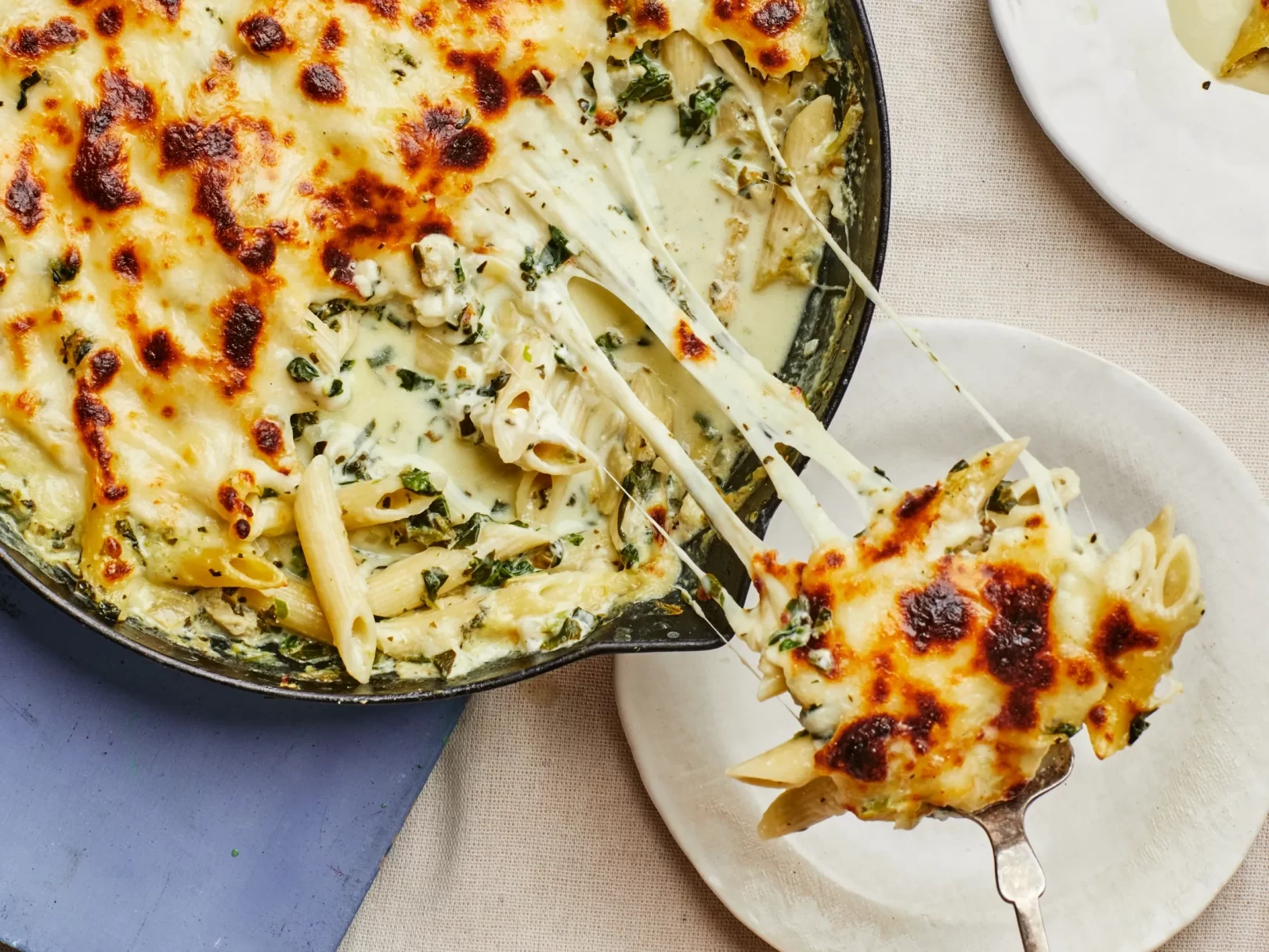 Spinach-Artichoke-Dip Pasta