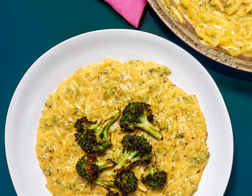 Broccoli Cheddar Orzotto