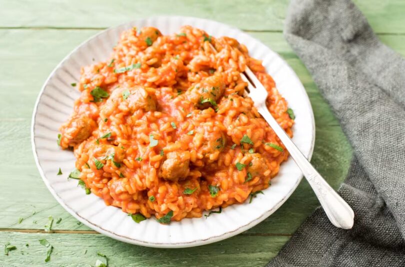 italian-pork-and-tomato-risotto-f5b64566 Pork & Tomato Risotto