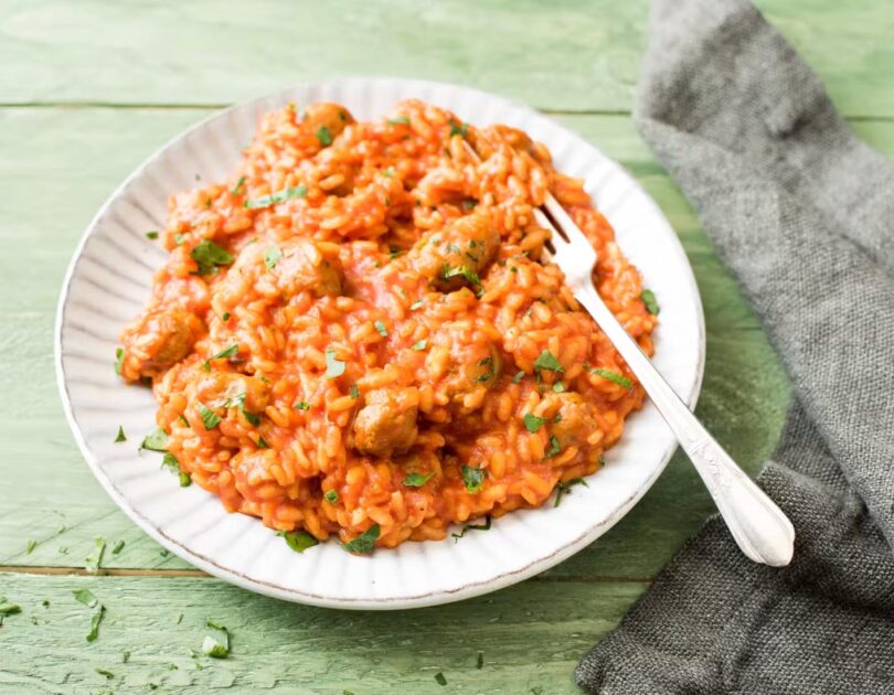 Pork & Tomato Risotto