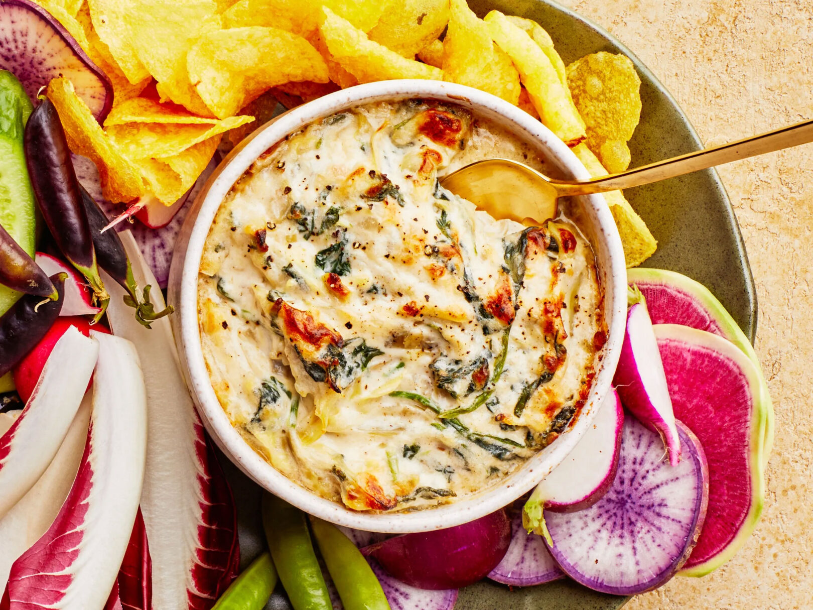 spinach-dip Spinach-Artichoke-Dip