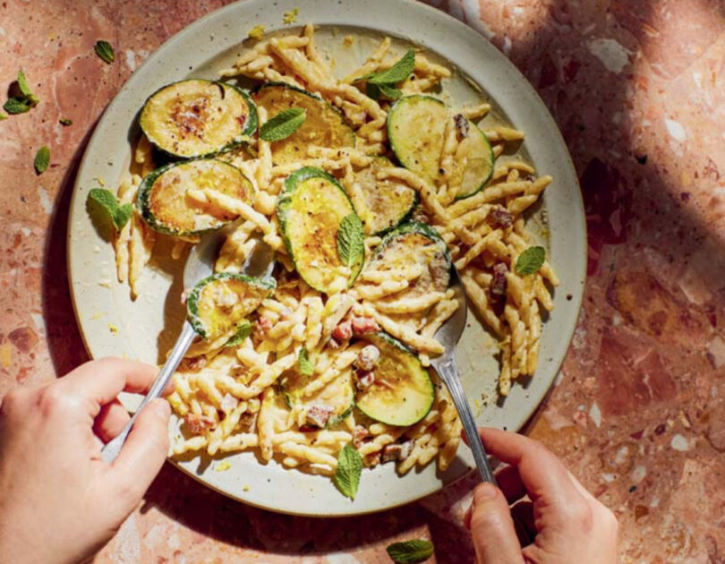 Pancetta, Courgette and Lemon Trofie