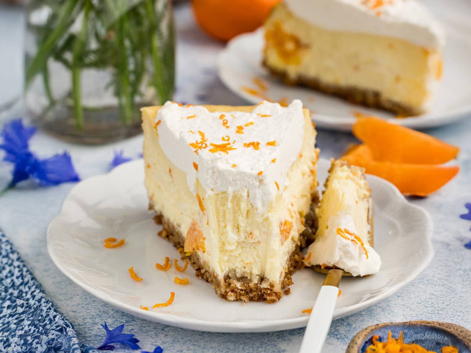 QUARKKUCHEN MIT MANDARINEN
